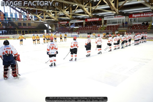 2021-01-24 Hockey Asiago-Valpellice Bulldogs U19 0702 Squadra
